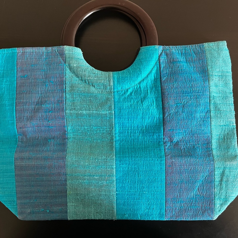 Beautiful raw silk bag